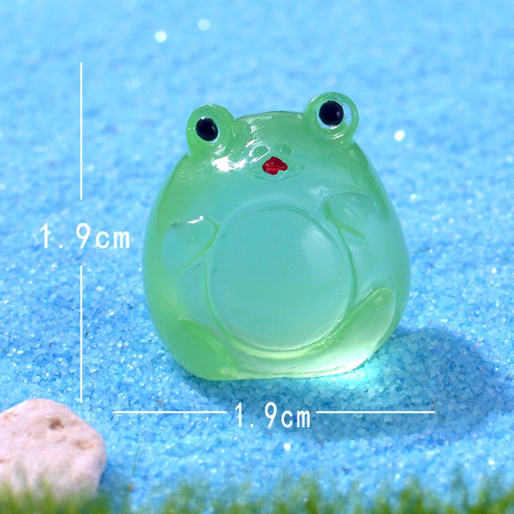 Мох Микропейзажи Светящиеся Милые Лягушки Аквариум Рыба Ландшафтный Дизайн DIY Украшения Аксессуары Мини Украшения