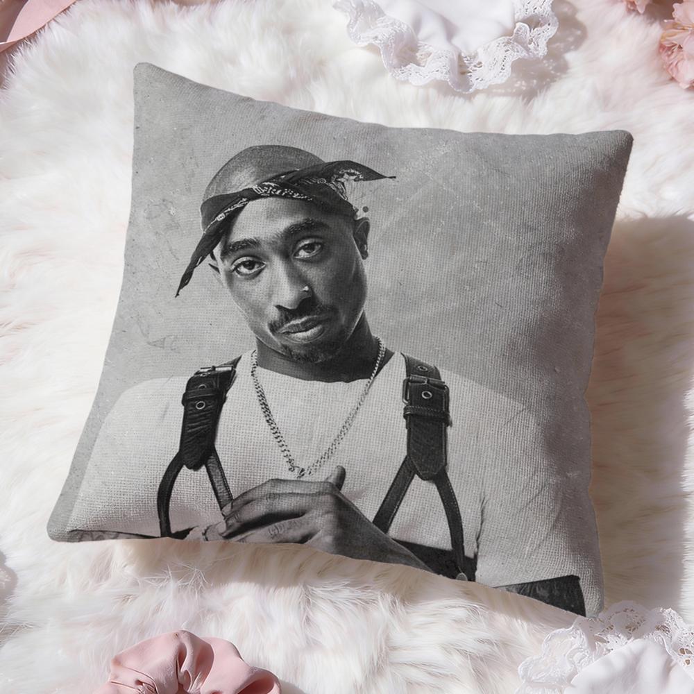 2P-PAC Tupac S-Shakur Наволочка-подушка Премиум Комфорт Двусторонняя Подушка - Дизайн "Два в одном" для Любой Комнаты и Салона Автомобиля