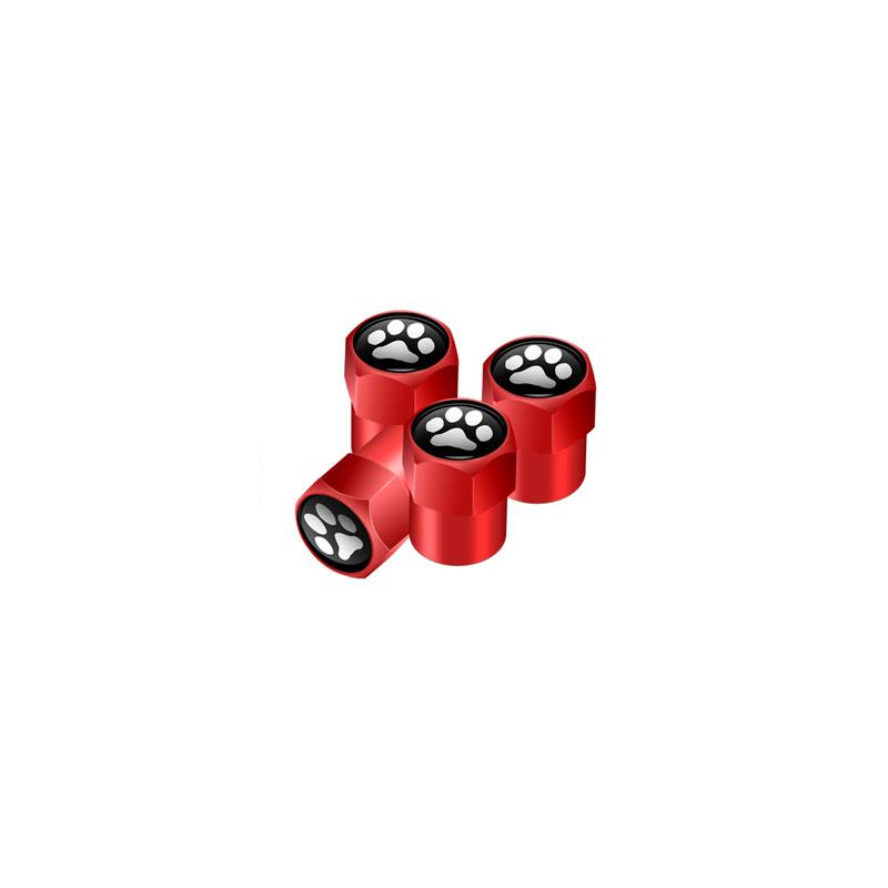 4 шт., креативный дизайн, лапа, 3D животное, собака, кошка, медведь, отпечатки ног, эмблема, колесо автомобиля, колпачки для клапанов, чехол для штока, пылезащитные колпачки, декор