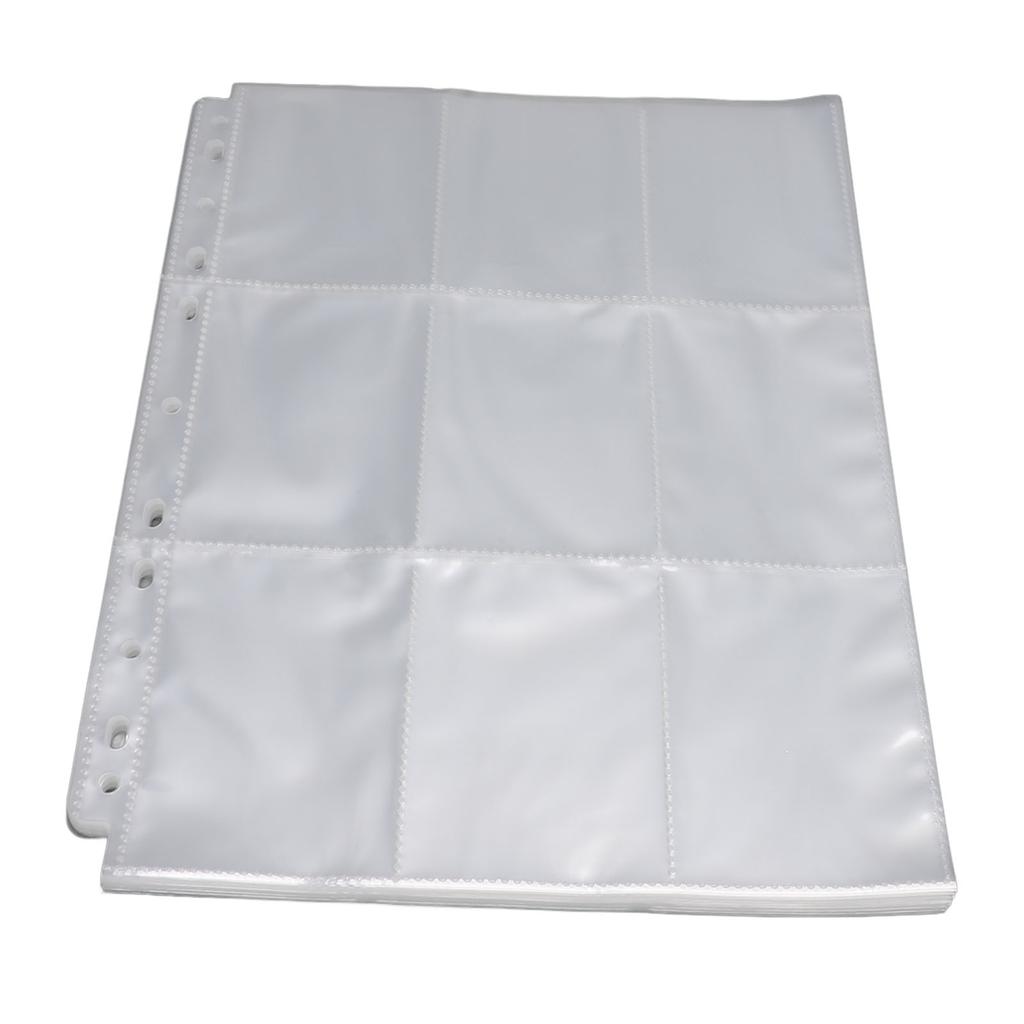 40 шт. конверты для торговых карточек, двухсторонние конверты для карточек, листы для переплета, прозрачная пластиковая страница для карточек