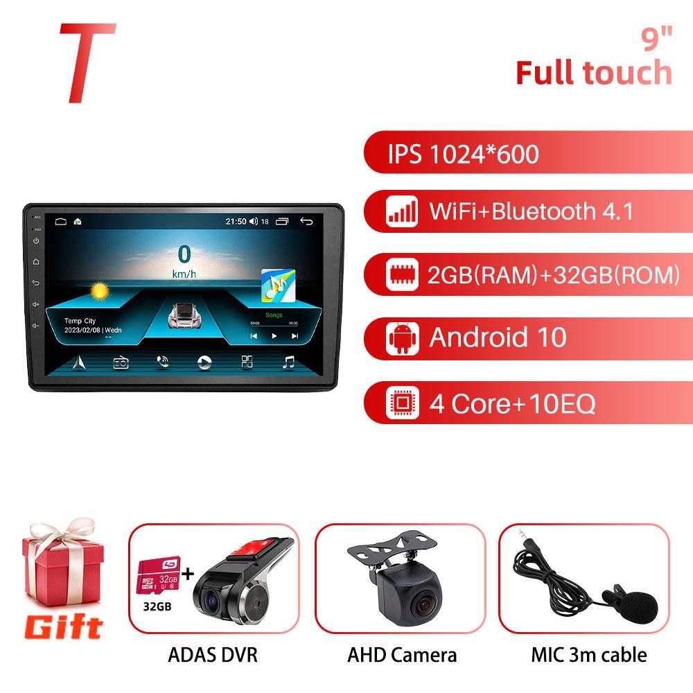 2 Din Android Radio Car GPS Navigation for Ford New Transit 2009-2019 Head Unit Autoradio Multimedia Player Stereo Audio Auto