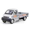 Масштаб 1/24 Грузовик-фургон Wuling Литой металлический автомобиль Модель игрушки Двери открываются Звук Свет Оттянуть Назад Симуляция Транспортные средства Игрушки для мальчиков