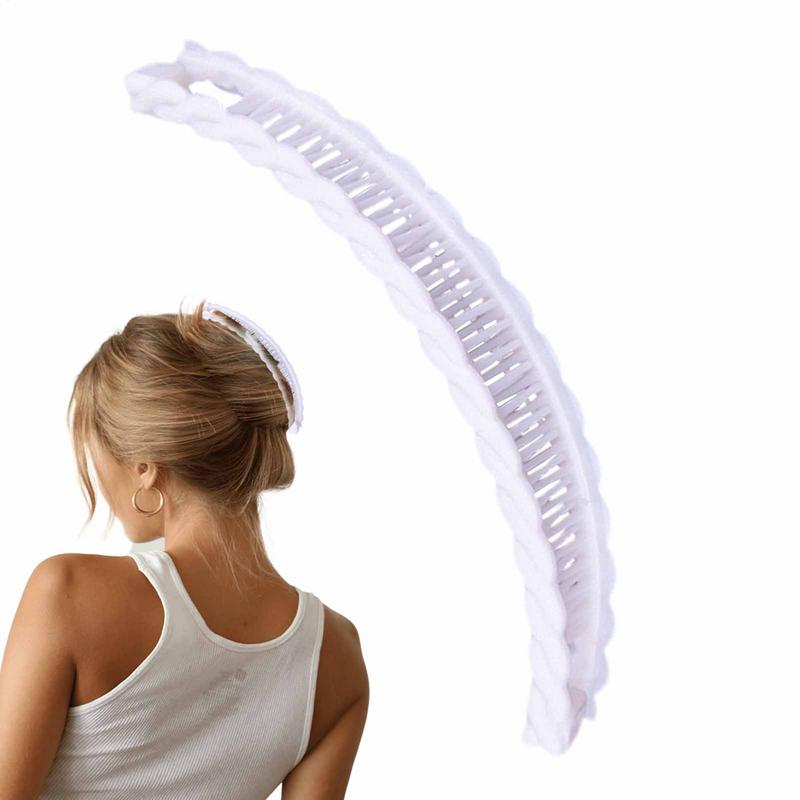 Модная заколка для волос 'банан' винтажная заколка-гребень зажим 'рыбий хвост' заколка для конского хвоста для женщин девушек аксессуары для волос