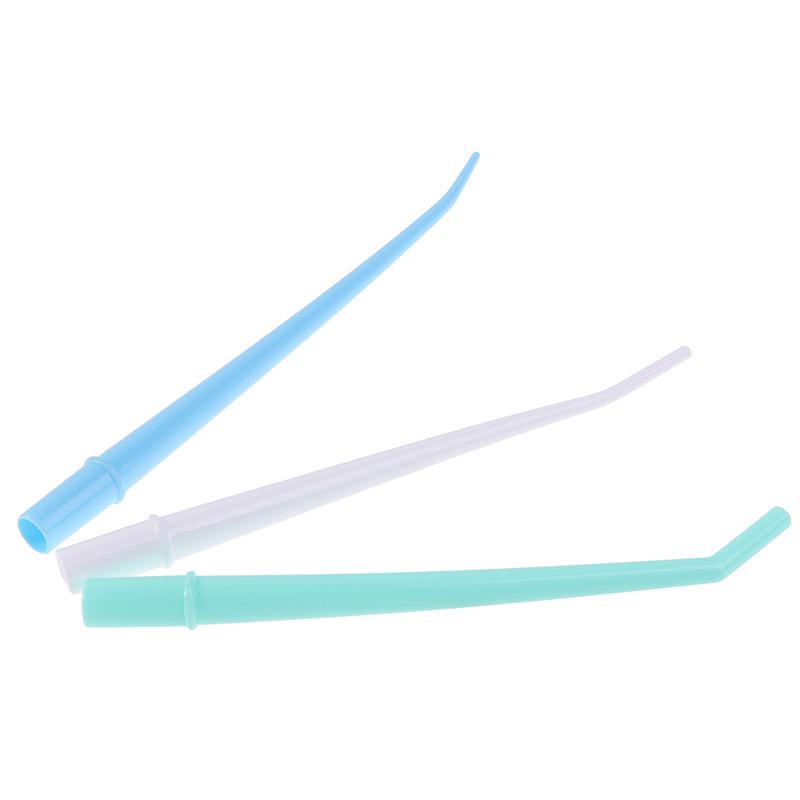 25 Pcs Dental Disposable Elbow Saliva Ejector Suction Tube Surgical Aspirator