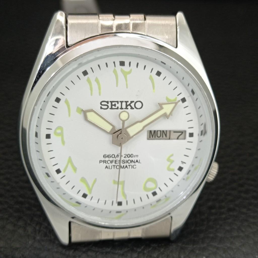 ВИНТАЖНЫЕ ОТРЕМОНТИРОВАННЫЕ МУЖСКИЕ АВТОМАТИЧЕСКИЕ ЧАСЫ SEIKO 7009A ЯПОНИЯ БЕЛЫЙ ЦИФЕРБЛАТ a445969-1