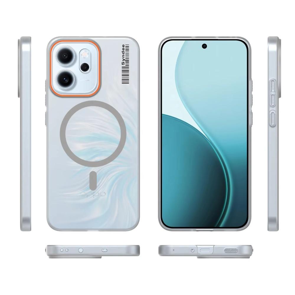 Матовый прозрачный чехол из поликарбоната для OPPO Reno15 14 13 12 11 F Pro Find X9 X8 Pro, ультратонкий, противоударный, с прозрачной крышкой для магнитной зарядки