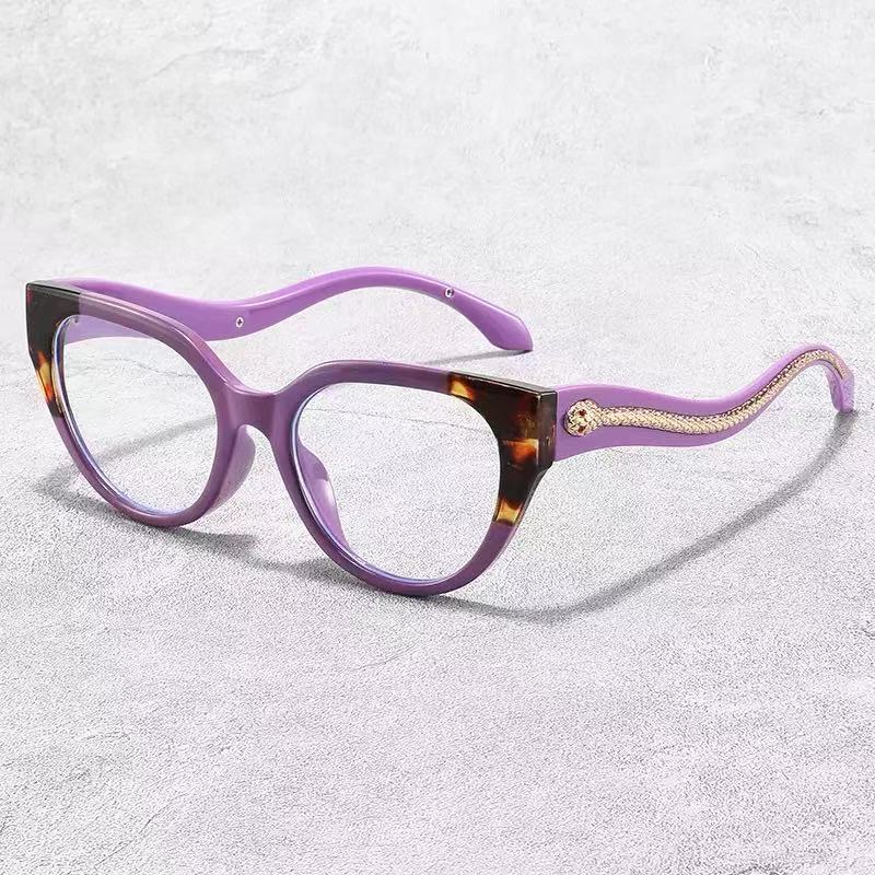 1pc European and American retro style fashionable reading glasses for middle-aged and elderly men and women, anti blue light rea
