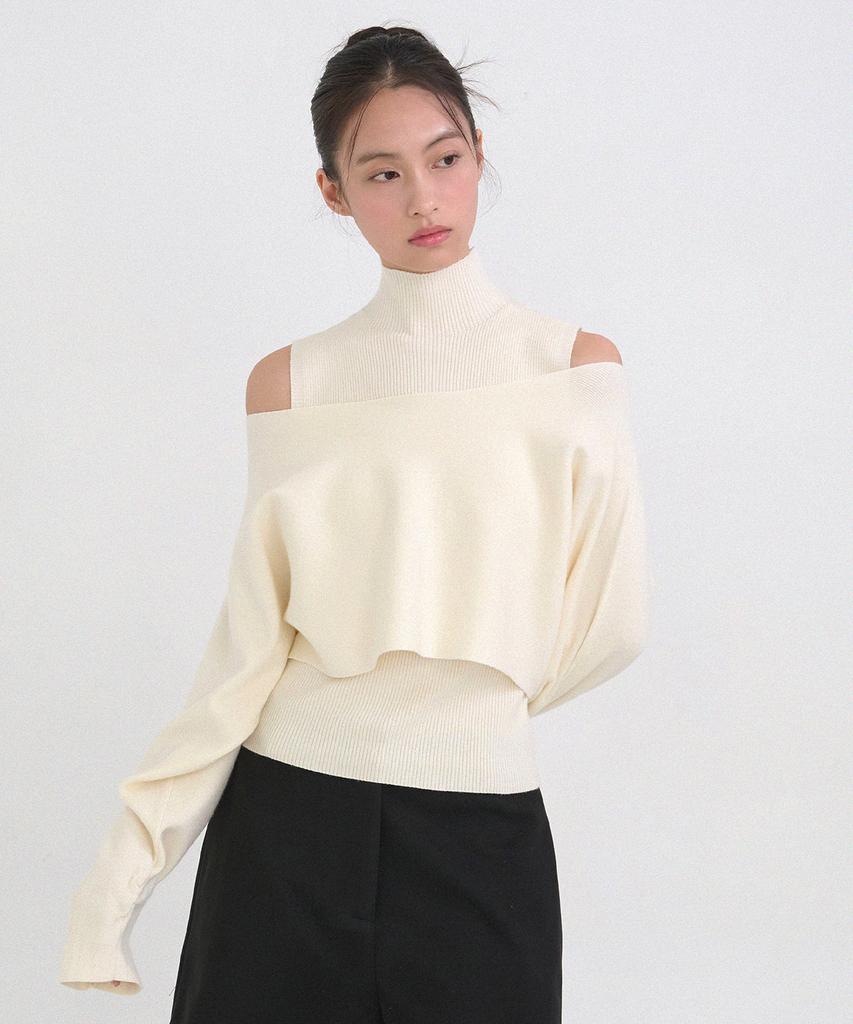 MICANE Lavina Sleeveless Boat Neck Knit Set