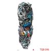 1 PC 480*170MM Large Temporary Tattoos Sleeve for Men Women Full Arm Selleve Tattoos Temporary Realistic Fake Wolf Tiger Lion Tattoo
