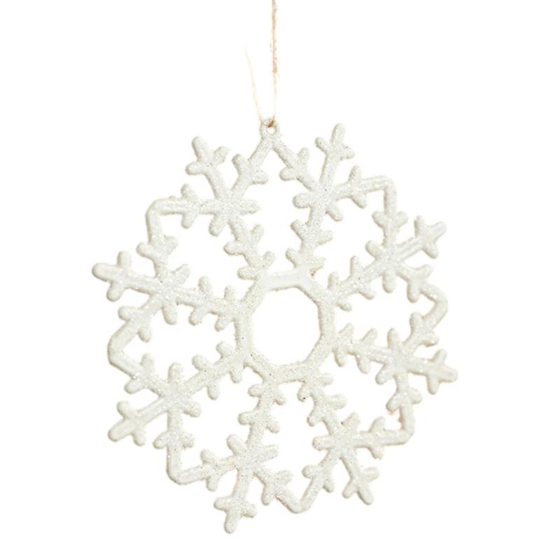 Белые пластиковые рождественские украшения Небьющиеся рождественские шары Подвесное украшение для праздничной елки