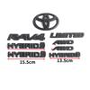 Xzlhg9 Накладки НОВЫЕ 2019-2024 Подходят для Toyota Rav4 XLE XSE AWD Гибрид Матовые Черные Эмблемы Комплекты