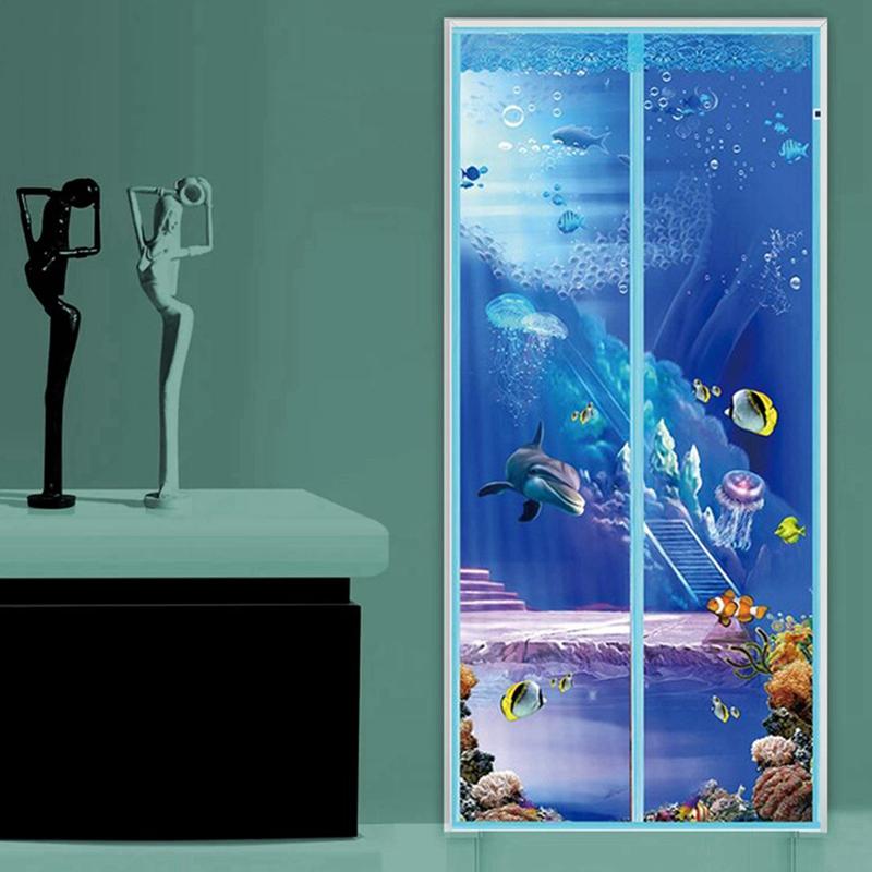 Летняя магнитная сетка против комаров, насекомых, мух, насекомых, занавеска с автоматическим закрытием, дверная ширма, кухонная занавеска, Прямая доставка