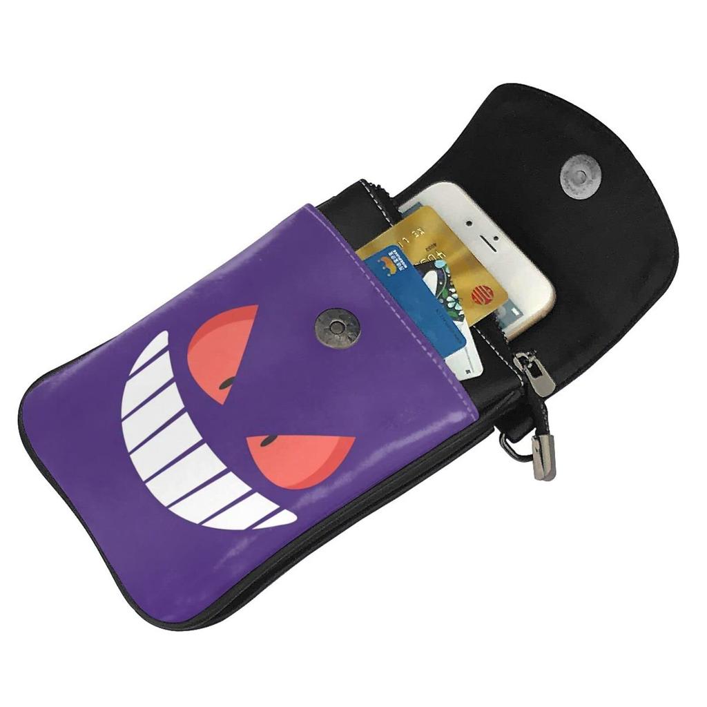 Смартфон ПУ Наплечная Кроссбоди Аксессуар Мобильный Телефон Карта Наплечная Ходячий Персонаж [LANSERY] Чехол, Женский, Кожаный, Кошелек, Сумка, Стильный,