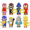 Игрушки Конструкторы Соник Для Детей Миниатюрные Фигурки Для Поклонников Аниме