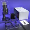 ZealSound Беспроводной USB-микрофон для Android, Беспроводной конденсаторный настольный микрофон с регулировкой громкости, Bluetooth для и Видео на YouTube, Микрофон, Телефон,
