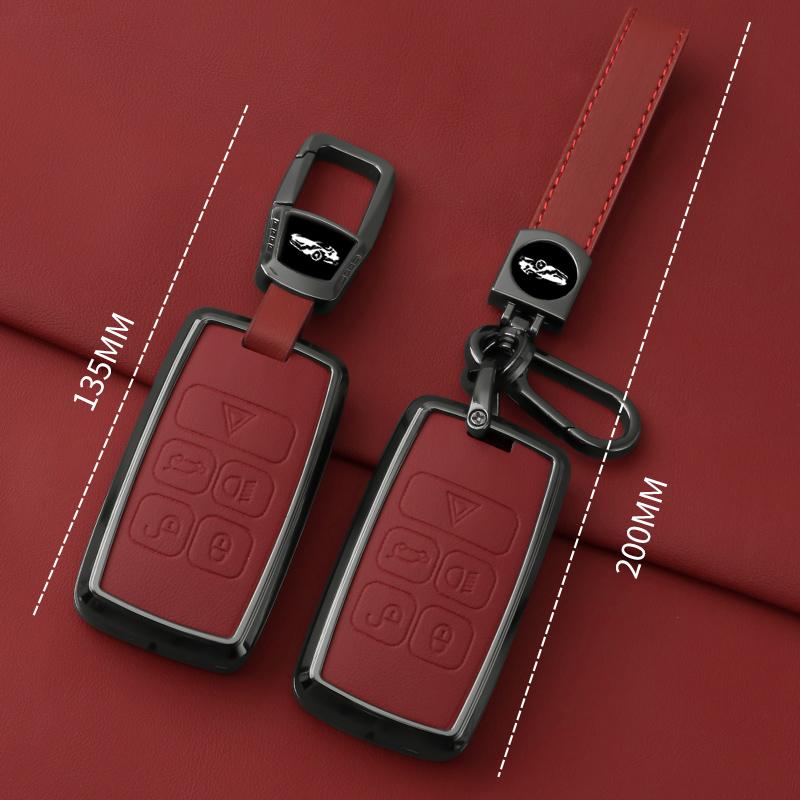 Interior Mouldings Car Zinc Alloy Key Case Cover Shell For Land Rover Range Rover Discoverry 5 Sport Evoque For JAGUAR XE XF XJ