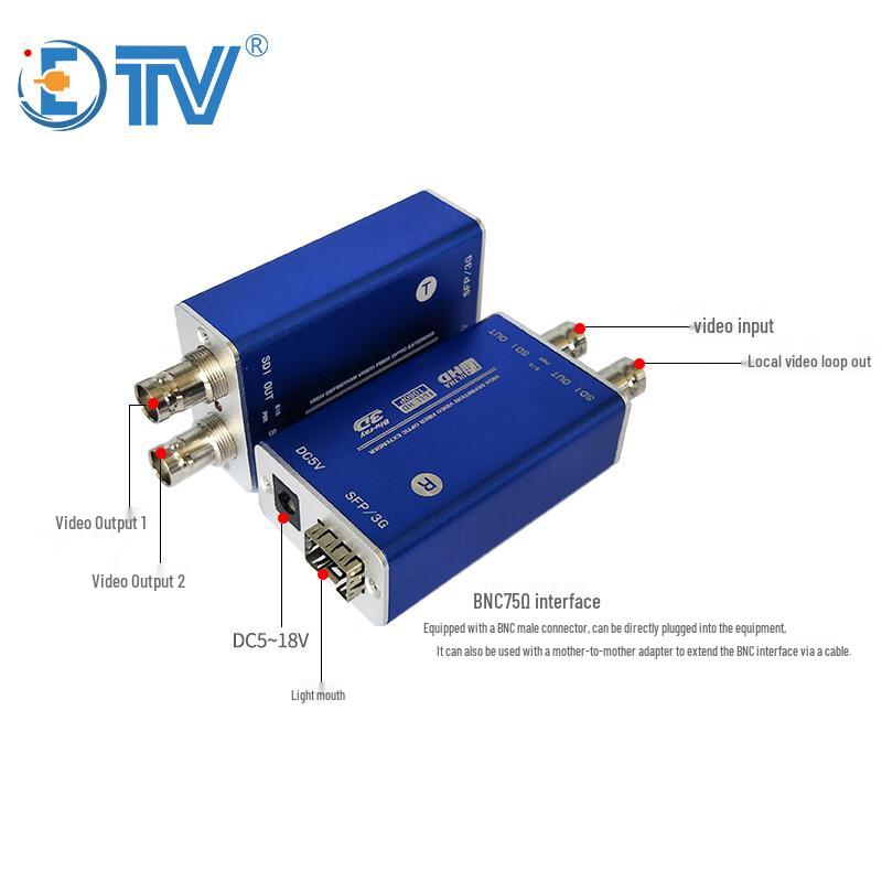 Расширитель ETVSDI 3G-SDI по оптоволокну