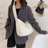 Autumn and Winter Bag Cloud Fold Large Bag Women's Casual Personality Lightweight Large-capacity Dumpling Bag Messenger Bag
