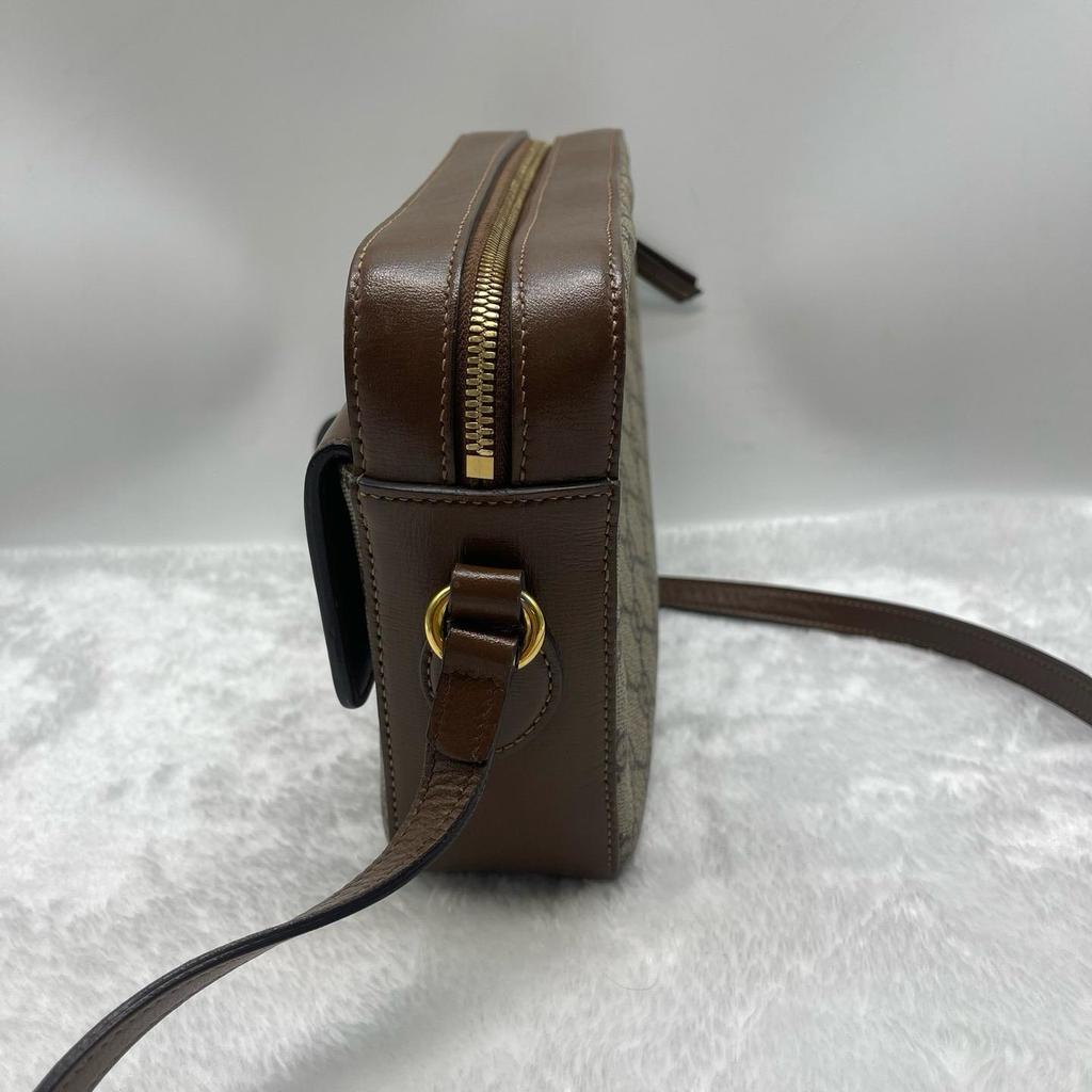 [Pre-Owned] Gucci Horsebit 1955 Small Shoulder Bag 'Beige/Ebony' - Very Good #1U5QXEV