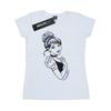 Disney Princess Womens/Ladies Cinderella Glitter Cotton T-Shirt