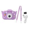 Kids Digital Camera with 32G Card Front Rear Lens 1080P High Definition 8X Zoom USB Rechargeable