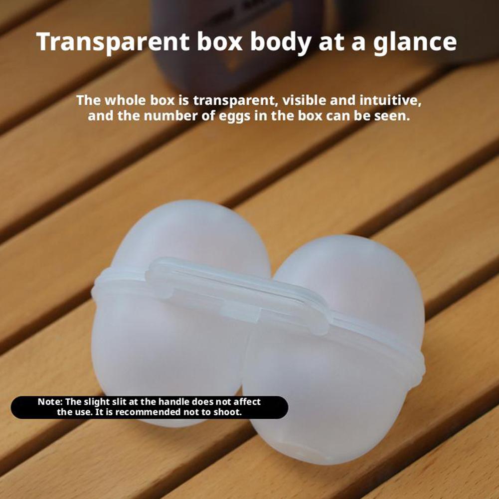 1 шт. 2-секционный уличный переносной ящик для яиц, пластиковый лоток для яиц, холодильник, ящик для хранения яиц, амортизирующий и устойчивый к падению, загрузчик яиц