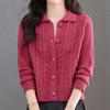 Navava Women Lovely Cable Knit Cardigan Nk3568