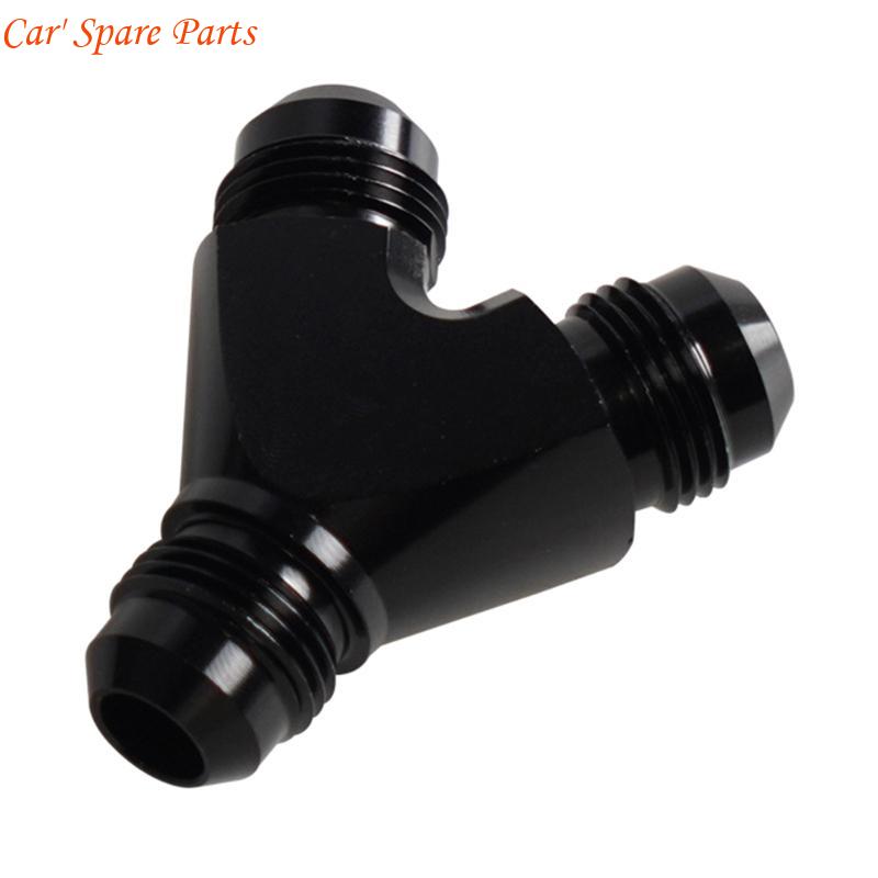 Y4UA Precise Machined AN4 Male Y Block Fitting Splitter With Anodized Aluminum Suitable For Durability Multiple Fluid Systems