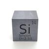 Элементный образец кремний Si гравированный (Куб 25 мм, А, нормальный)