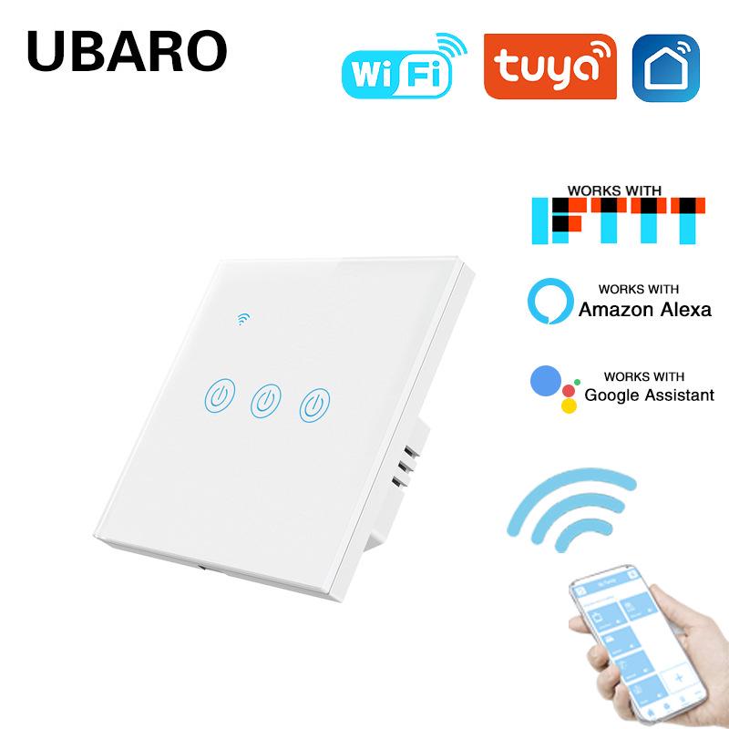 Умный выключатель Zero Fire Тип 86 Zigbee: Стальная или стеклянная панель, Пульт с голосовым управлением Alice.