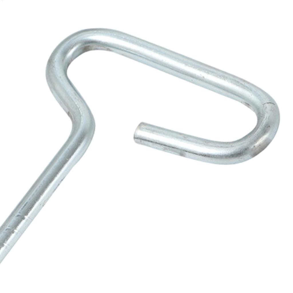 Ледовые колья с резьбой Универсальные Металлические колышки для палатки для рыбалки на льду Адаптер-бур для ледобура для кемпинга и выживания на открытом воздухе