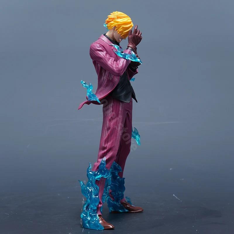 Фигурка One Piece Санджи Аниме Фигурки Винсмоук Санджи Фигурка Дьявольская Нога Статуя ПВХ Модель Коллекция Декор Игрушка Подарок на День Рождения