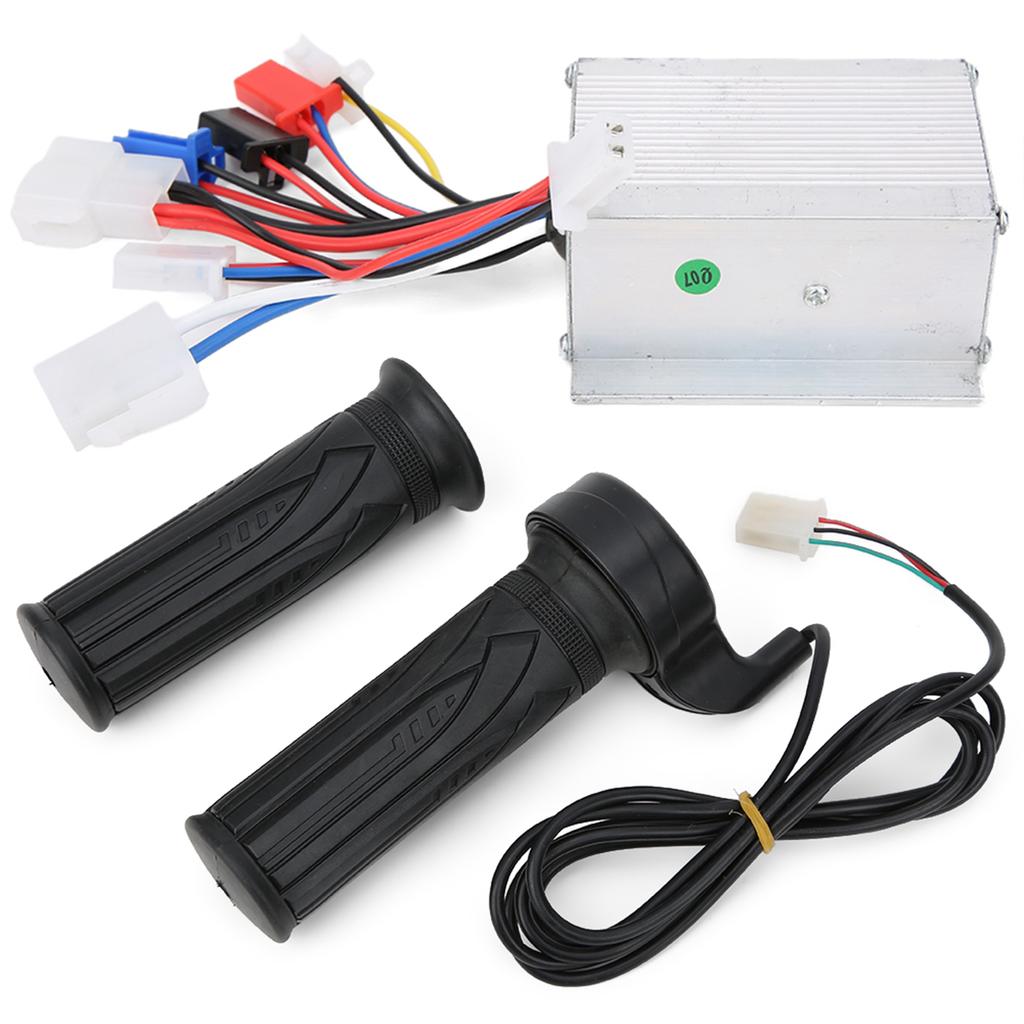 24 В 250 Вт Контроллер щетки Удлиненный кабель Большой палец Дроссельная ручка Руль электрического велосипеда