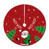 Christmas Tree Skirt Plush Snowflake Santa Claus Carpet Mat Christmas Tree Decoration Ornament Home Xmas New Year Decorations