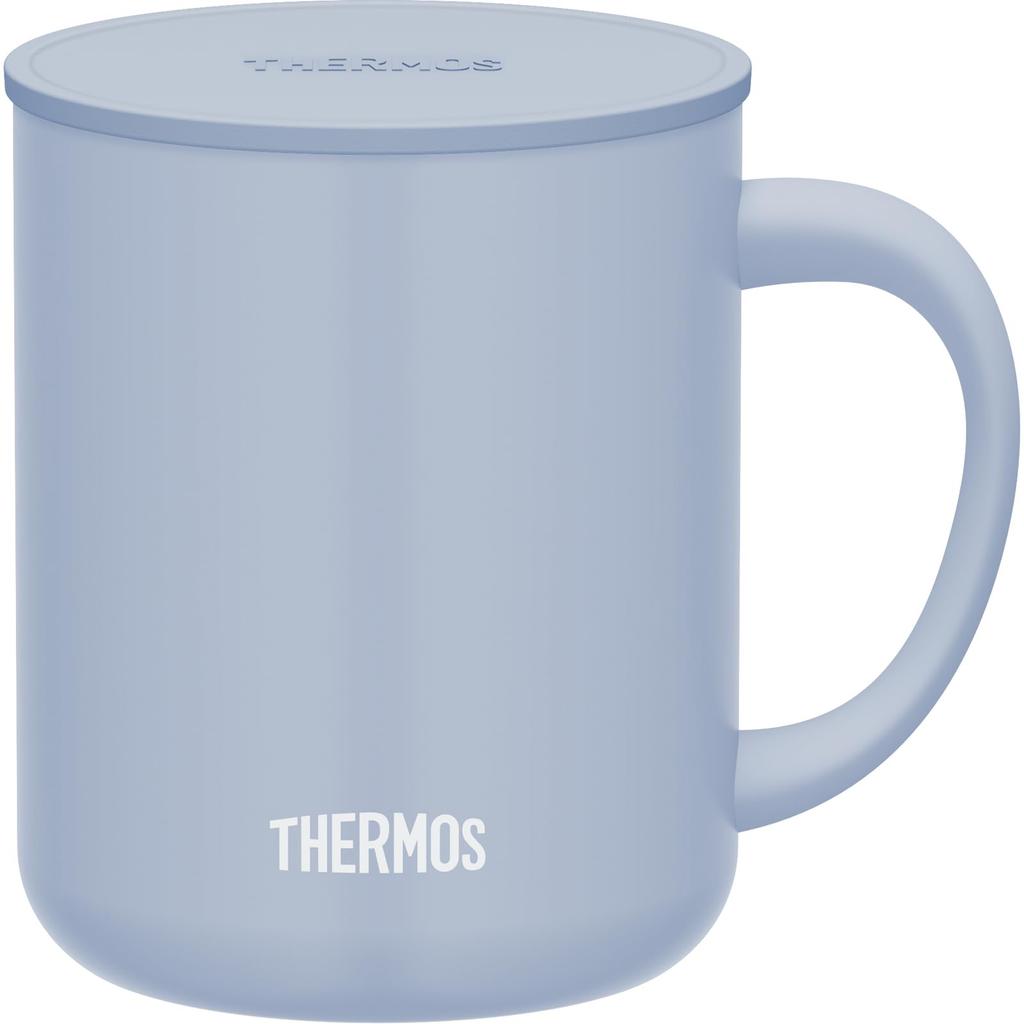THERMOS Stainless Steel Vacuum Insulated Ash ASB Mug, 450ml, Blue, JDG-452C