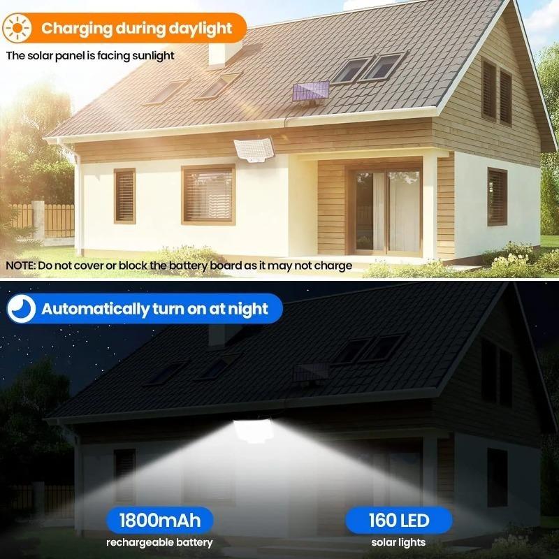 Частная модель, новый настенный светильник на солнечных батареях, сплит-тип, датчик человеческого тела, светодиодный водонепроницаемый светильник для двора, гаражный светильник