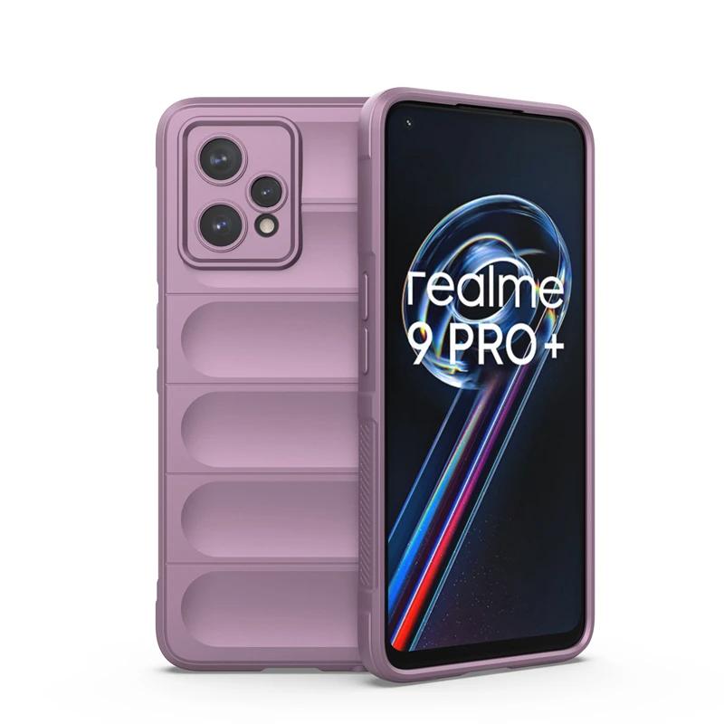 Чехол для OPPO Realme 9 4g задняя крышка чехол для телефона жидкий силикон противоударный защитный чехол Funda Coque