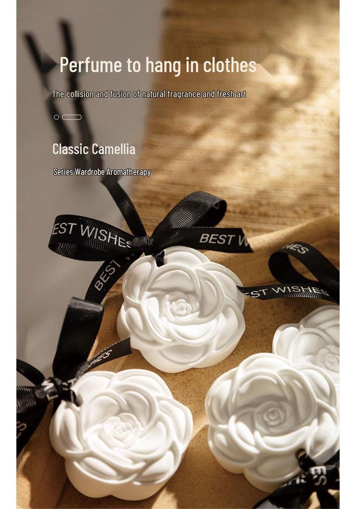 Camellia Scented Plaster Aroma Diffuser Sheets for Wardrobe, Bedroom, Car - Long-Lasting Fragrance