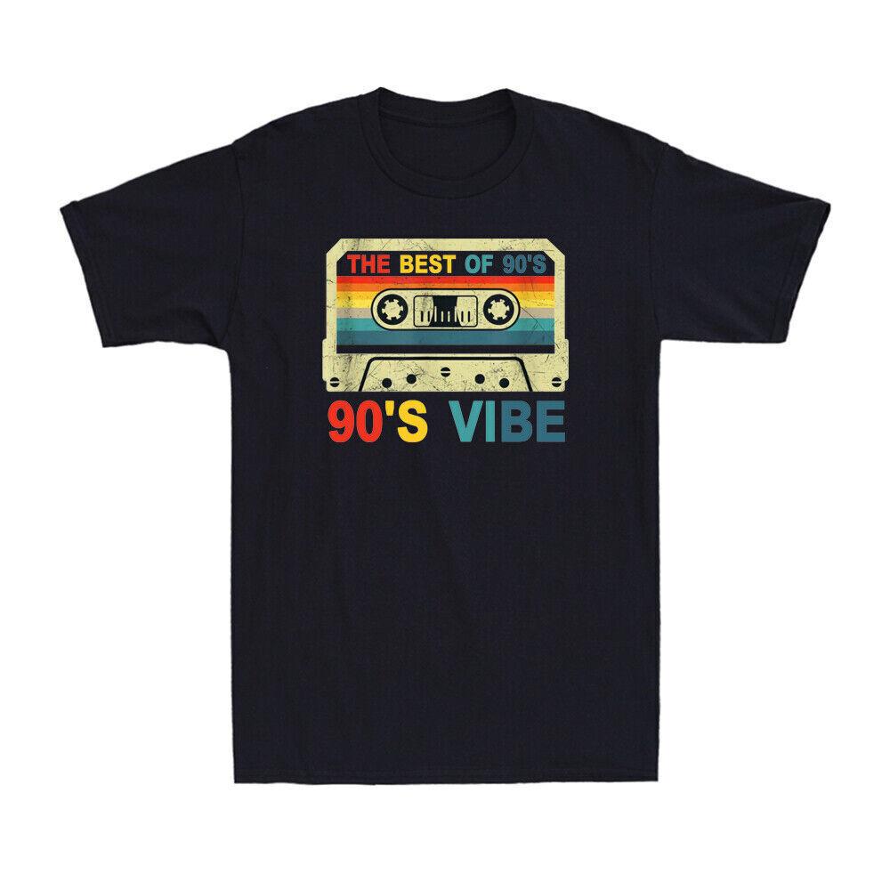The Best Of 90S Funny 90S Vibe Cassette Tape Vintage Men's Short Sleeve T-Shirt