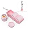 Silicone Cosmetic Packaging Box Set with Hanging Hole Leakproof Travel Toiletry Container for Skin Products Accessories