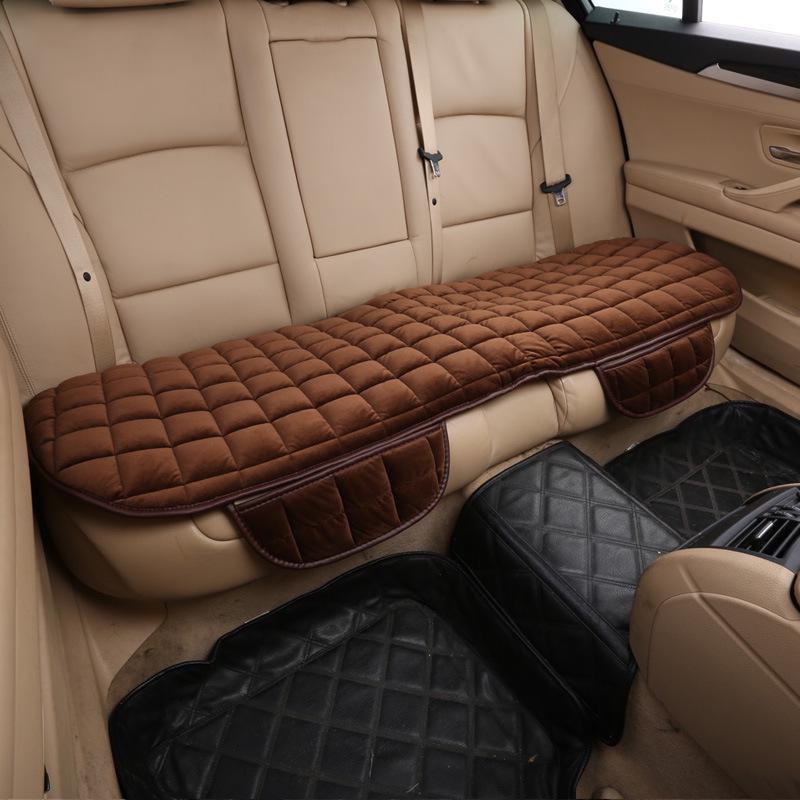 Универсальная нескользящая зимняя подушка для автомобильного сиденья, без завязок, набор из 3 частей, без спинки