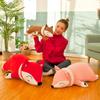 Simulation Animal Ragdoll Doll Fox Plush Toy Throw Pillow for Children Gift Doll