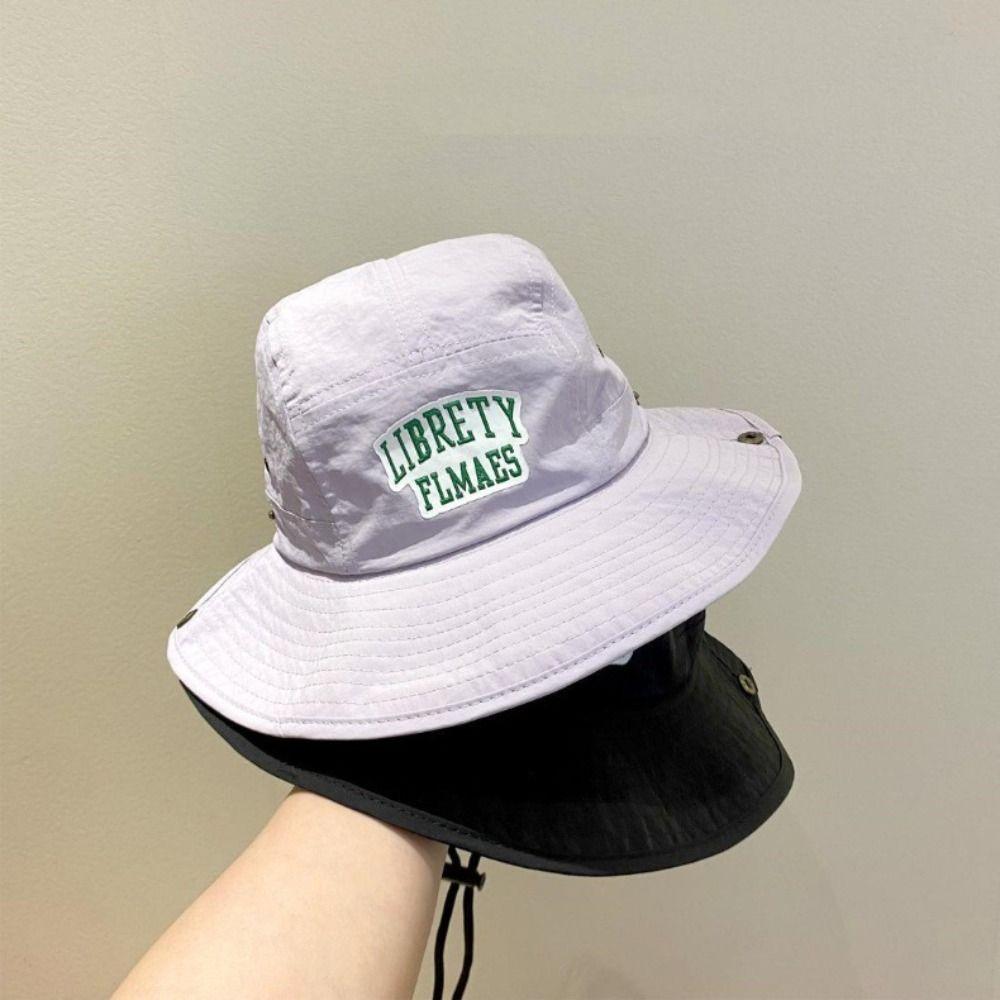 Korean Style Summer Kid Sunhat Quick-dry Children's Fisherman Hat Candy Color Bucket Hat Girls