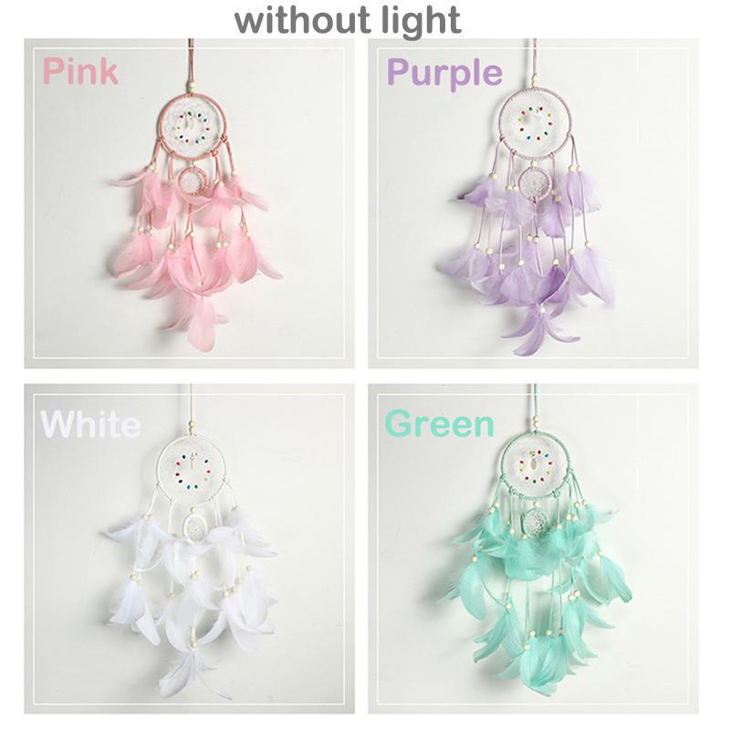 Ловец снов Светодиодное освещение Девушка Комната Колокол Спальня Романтическое украшение