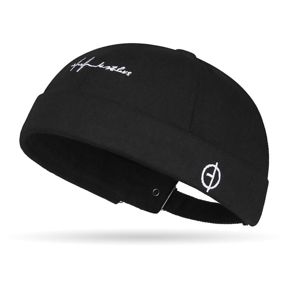 Хлопковая шапка-бини Регулируемая солнцезащитная кепка Универсальная кепка-докер Унисекс