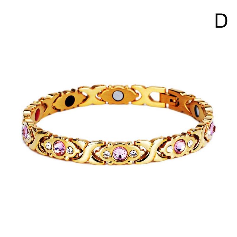 Adjustable Length Magnetic Bracelet for Women Fashion Magnet Energy Hologram Anklets For Arthritis Crystal Bracelet Jewelry Gift