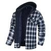 Клетчатая имитация двухкомпонентной куртки в европейском и американском стиле для мужчин