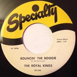 7-дюймовая пластинка ROYAL KINGS - Bouncin' The Boogie / Teachin' And XSP444 Specialty US Блюз Б/У