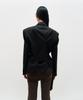 Kimzisu Dozi - Pinched Oversize Tailored Jacket _ Black