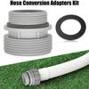 Plastic Pump Replacement 40mm To 1 1/2" Hose Convertion New Pool Pump Hose Adaptor Fit for Intex